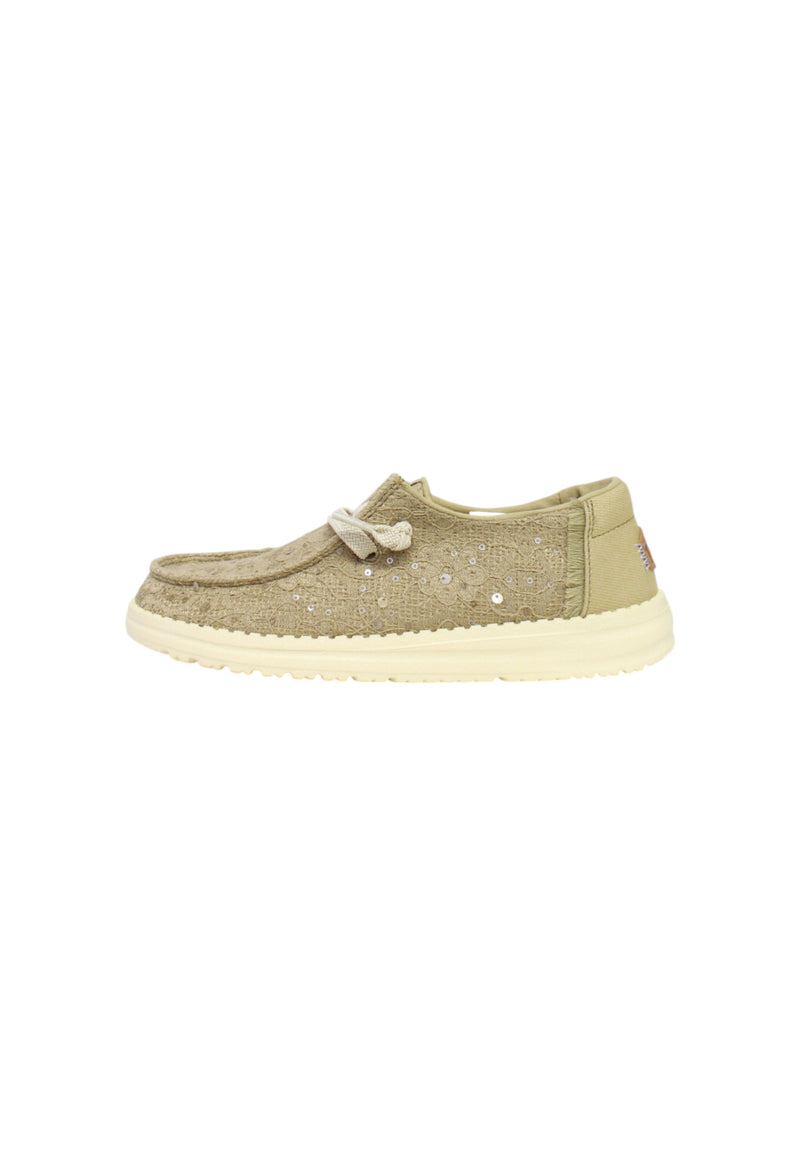 Mocassino Donna Hey Dude Olive Grey