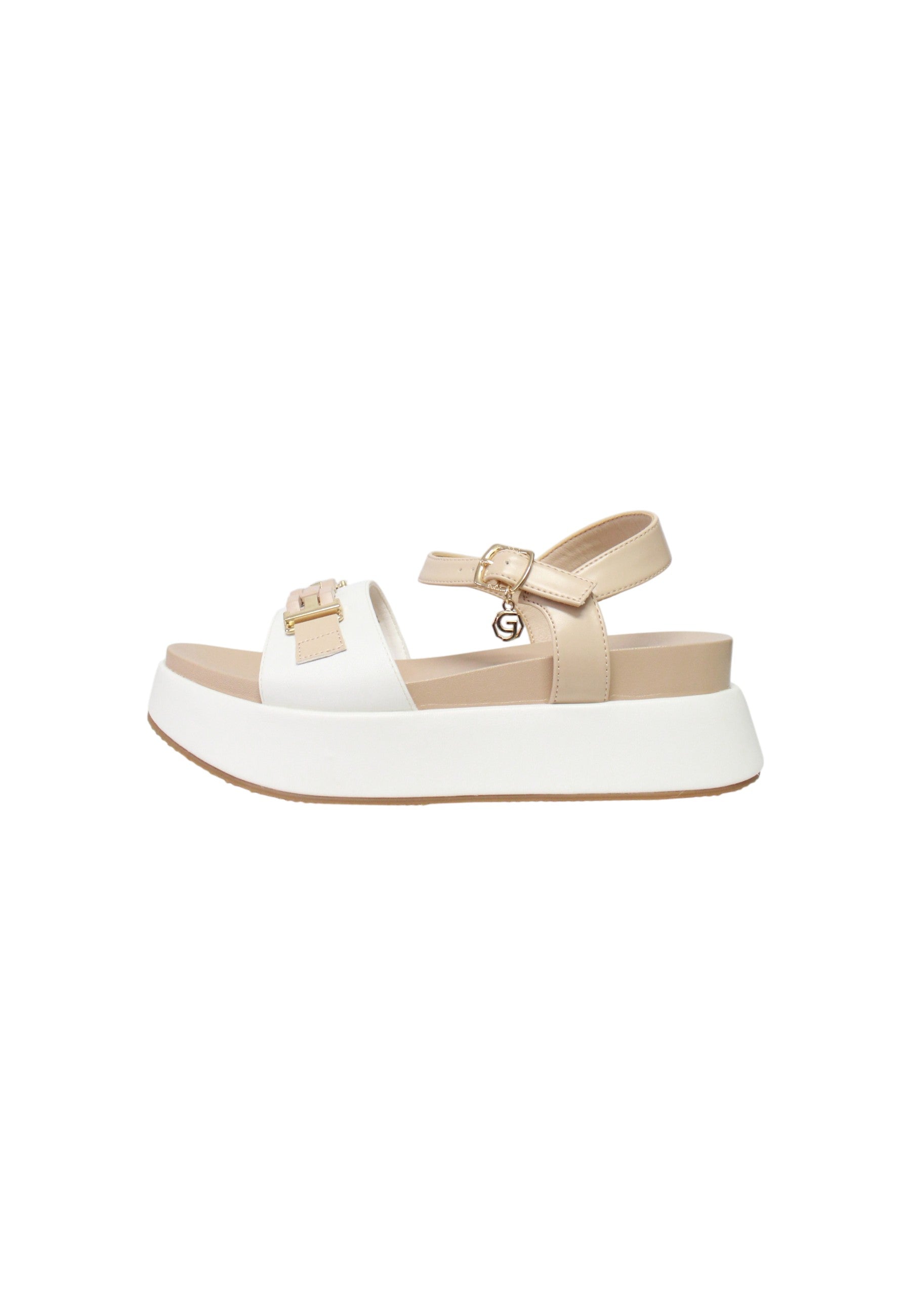 Ciabatta Donna Gold&Gold Nude