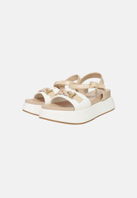 Ciabatta Donna Gold&Gold Nude