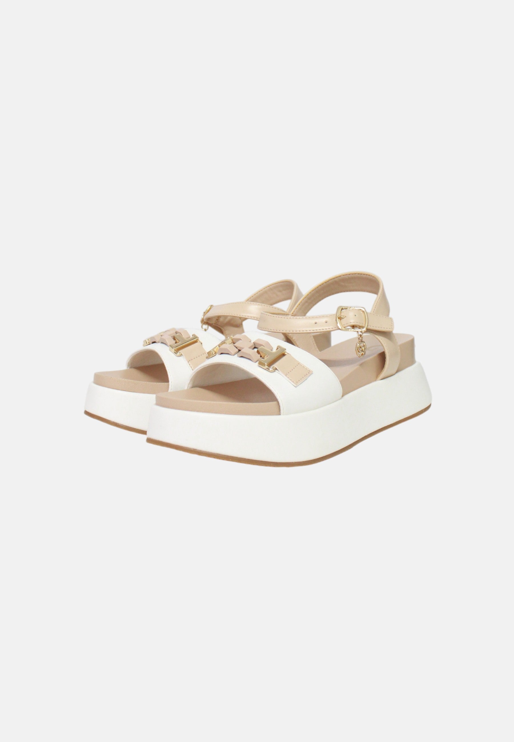 Ciabatta Donna Gold&Gold Nude