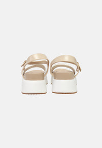 Ciabatta Donna Gold&Gold Nude