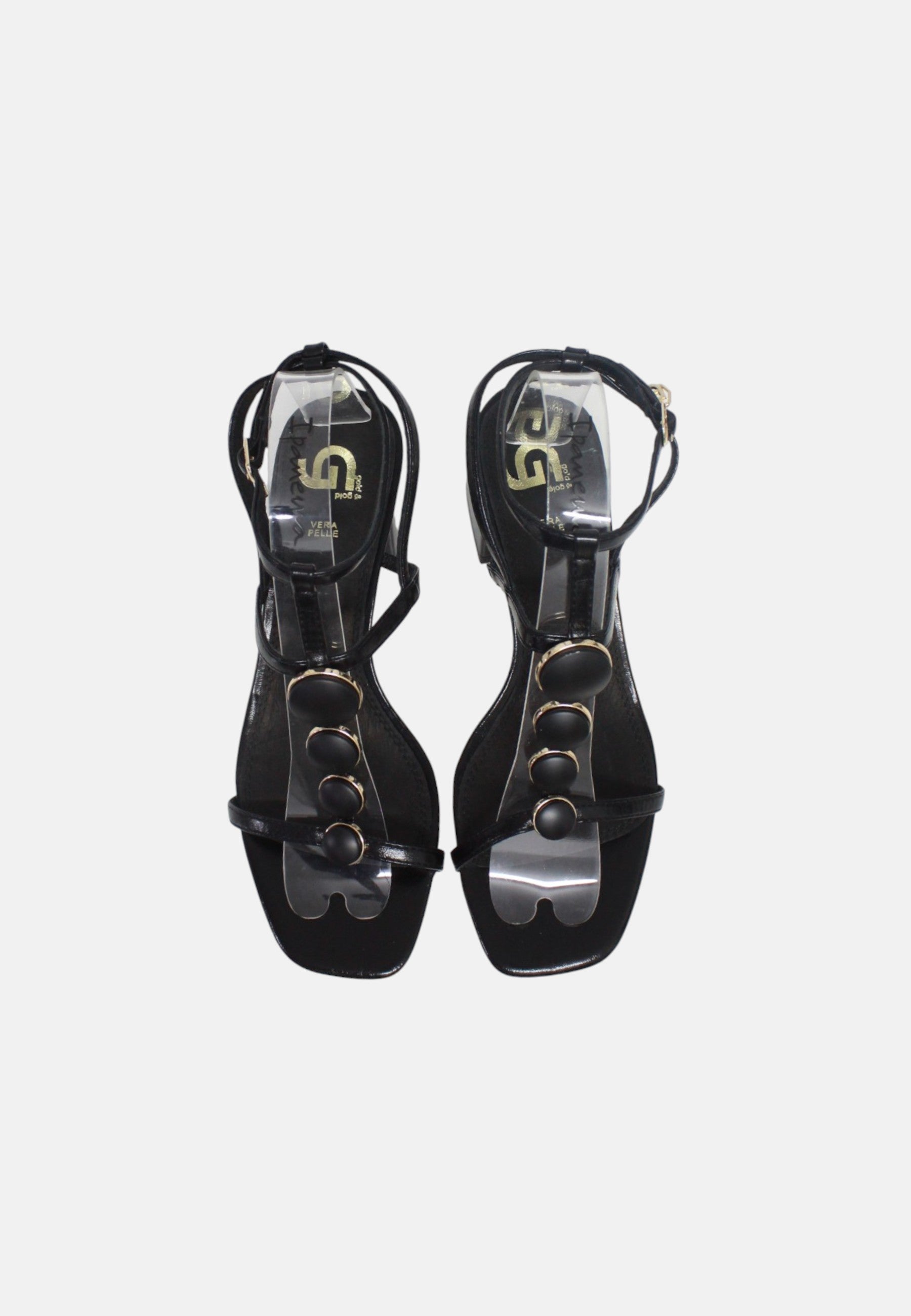 Scarpe con Tacco Donna Gold&Gold Nero