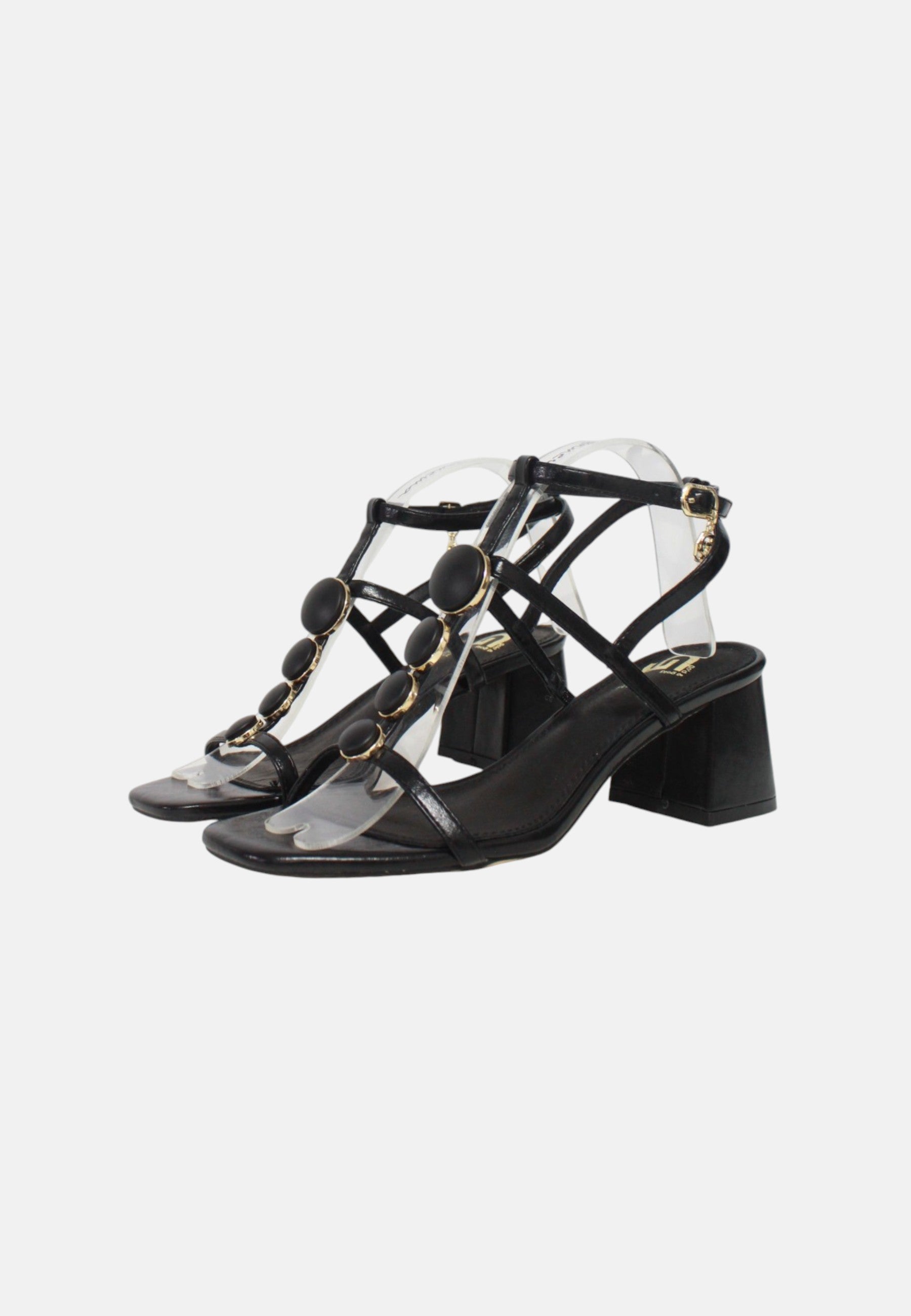 Scarpe con Tacco Donna Gold&Gold Nero