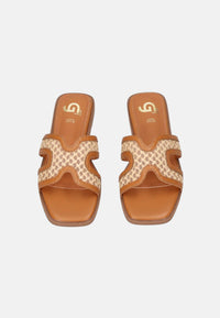 Ciabatta Donna Gold&Gold Beige