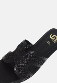 Ciabatta Donna Gold&Gold Nero