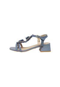 Sandalo con tacco Donna Gold&Gold Celeste