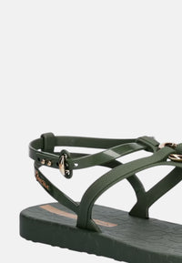 Ipanema Atena Sandali Donna Verde/beige