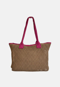 Borsa Mare Donna 4Giveness Sabbia/fuxia