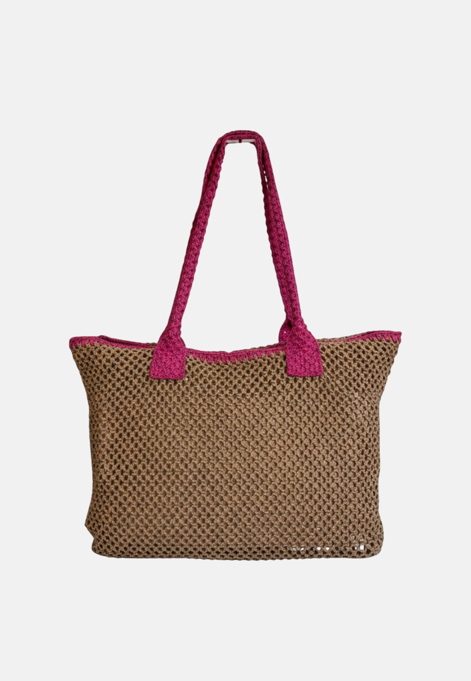 Borsa Mare Donna 4Giveness Sabbia/fuxia