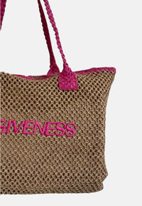 Borsa Mare Donna 4Giveness Sabbia/fuxia