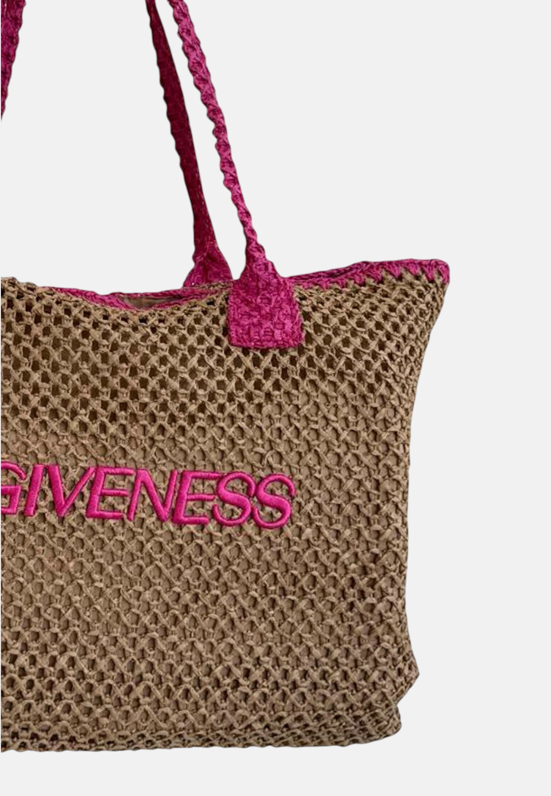 Borsa Mare Donna 4Giveness Sabbia/fuxia