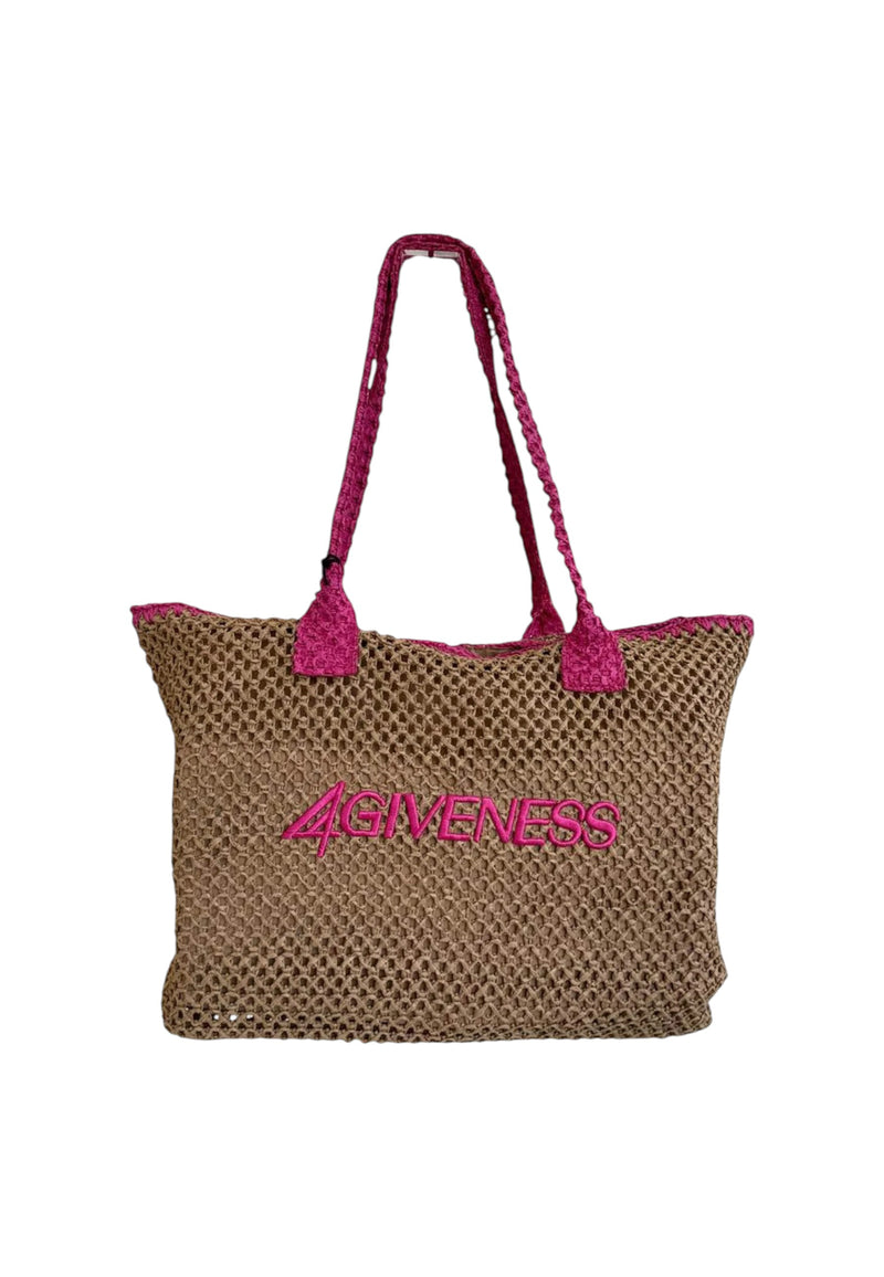 Borsa Mare Donna 4Giveness Sabbia/fuxia