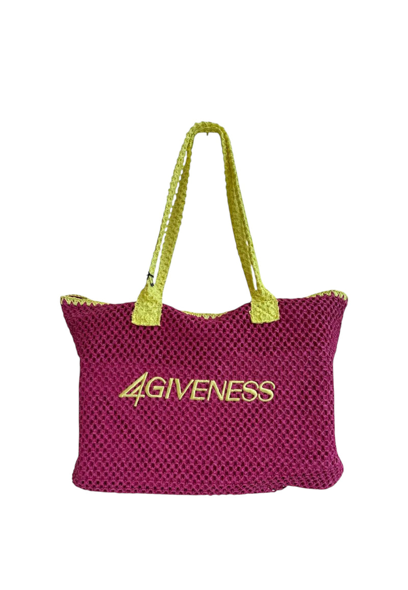 Borsa Mare Donna 4Giveness Fuxia/giallo
