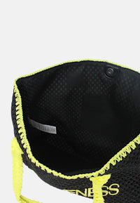 Borsa Mare Donna 4Giveness Nero/giallo