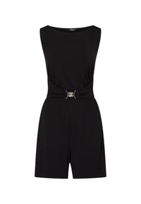Tuta corta in jersey Liu Jo Donna Nero