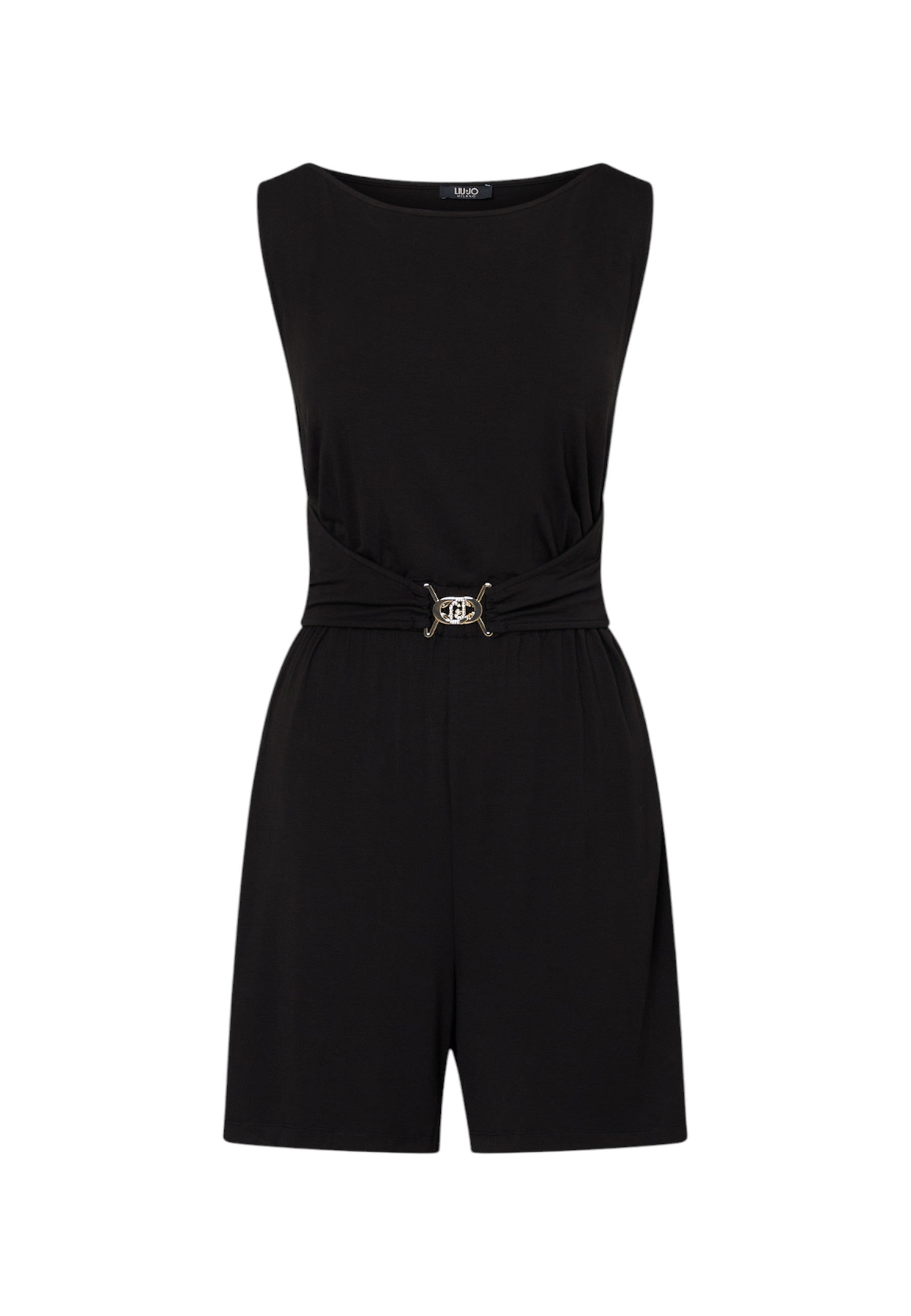 Tuta corta in jersey Liu Jo Donna Nero