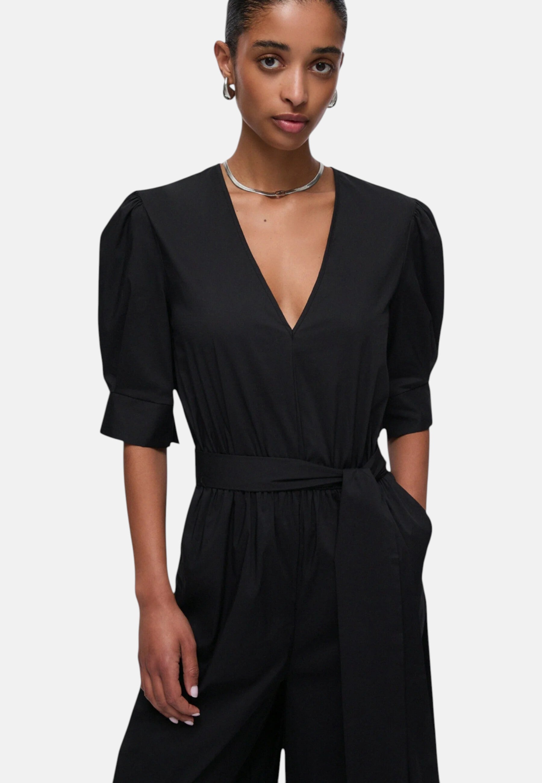 Tuta in popeline Liu Jo Donna Nero