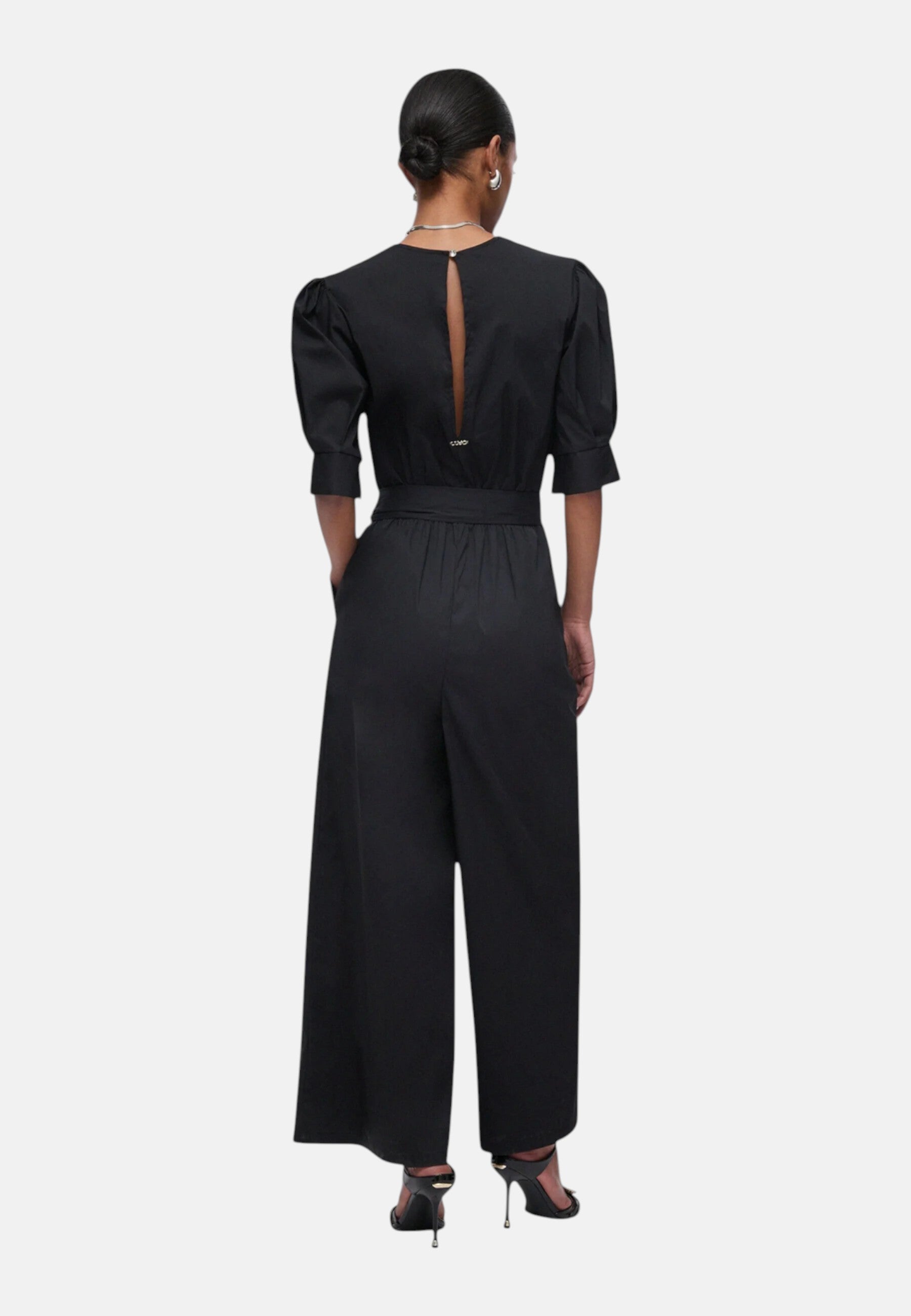 Tuta in popeline Liu Jo Donna Nero