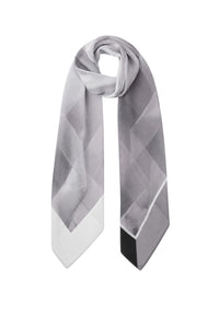 Foulard Liu Jo Donna in Tessuto Stampato Logo All Over Nero