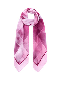 Foulard Liu Jo Donna in Tessuto Stampato Logo All Over Peaches