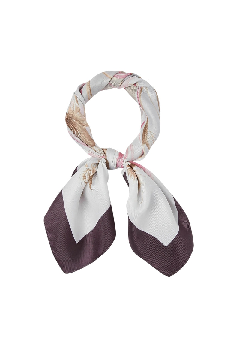 Foulard Liu Jo piccolo a fiori Cranberry