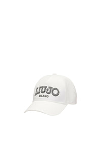 Cappello Liu Jo baseball con logo gioiello White