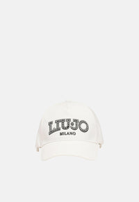 Cappello Liu Jo baseball con logo gioiello White