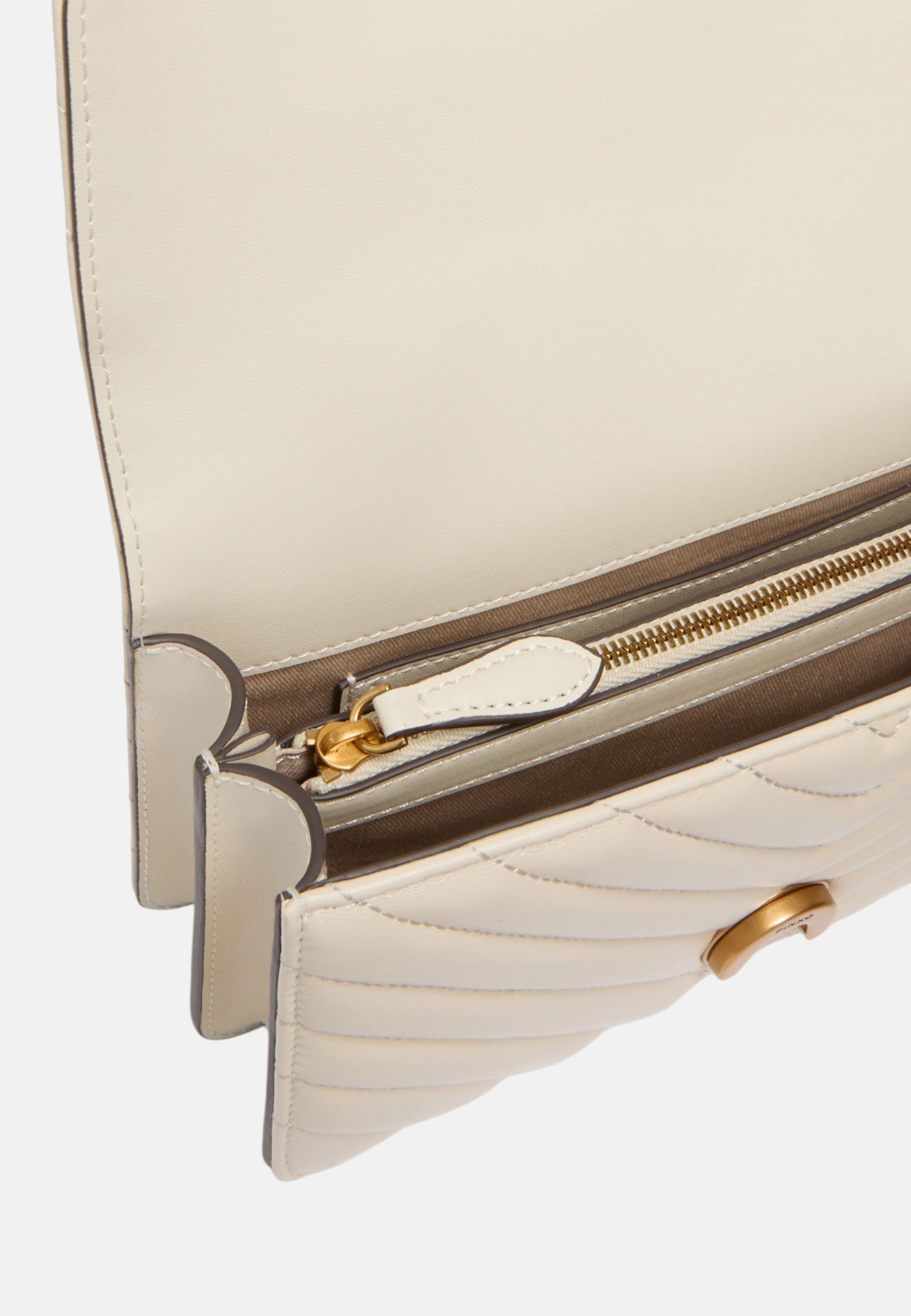 Pinko Borsa piccola a tracolla Love Bag One Chevron Bianco