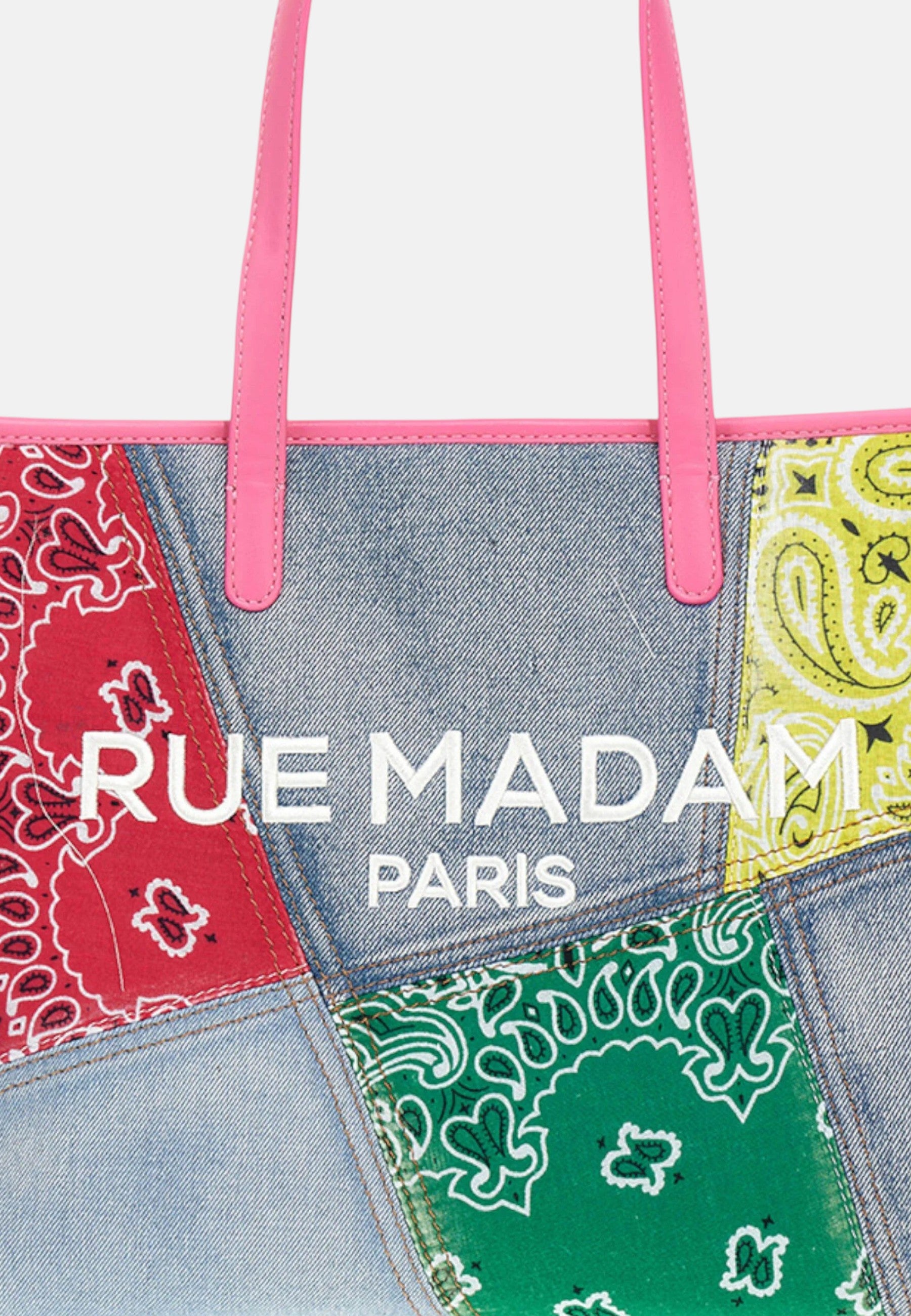 Borsa Donna Rue Madam Denim/fucsia