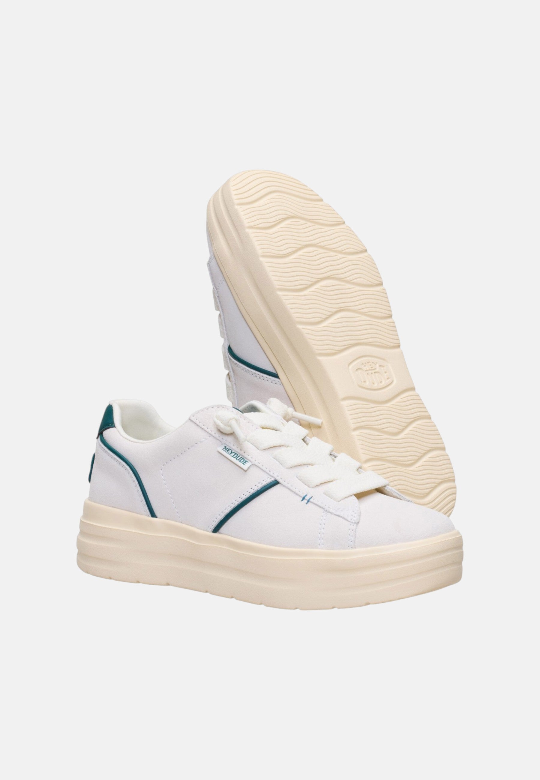 Sneakers Donna Karina dbl duo suede Rue Madam Egret/multicolor