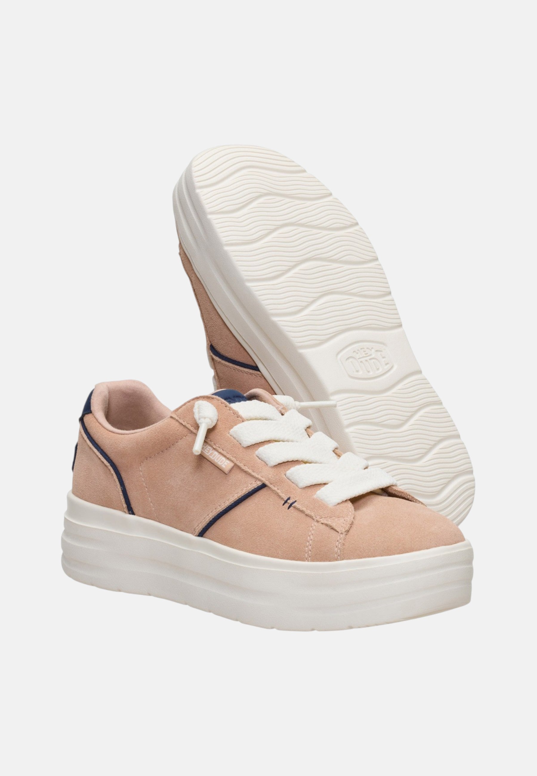 Sneakers Donna Karina dbl duo suede Rue Madam Taupe/multicolor