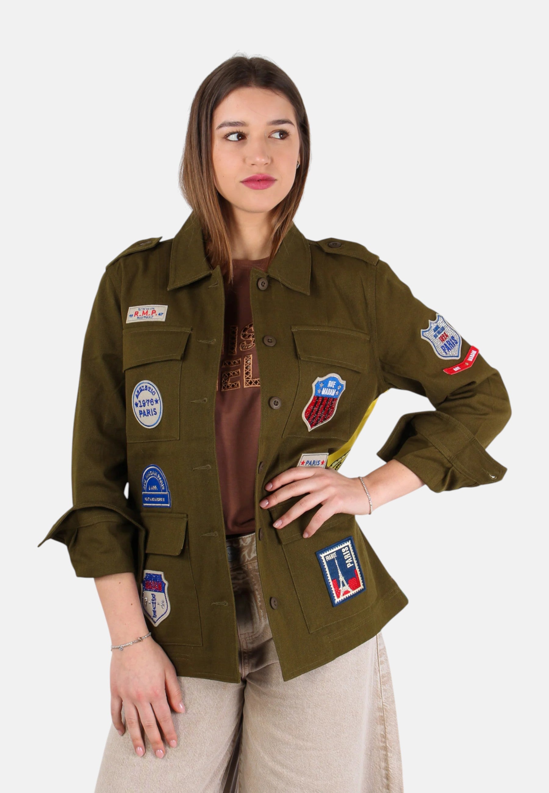 SAFARI JACKET Donna Rue Madam Military Green