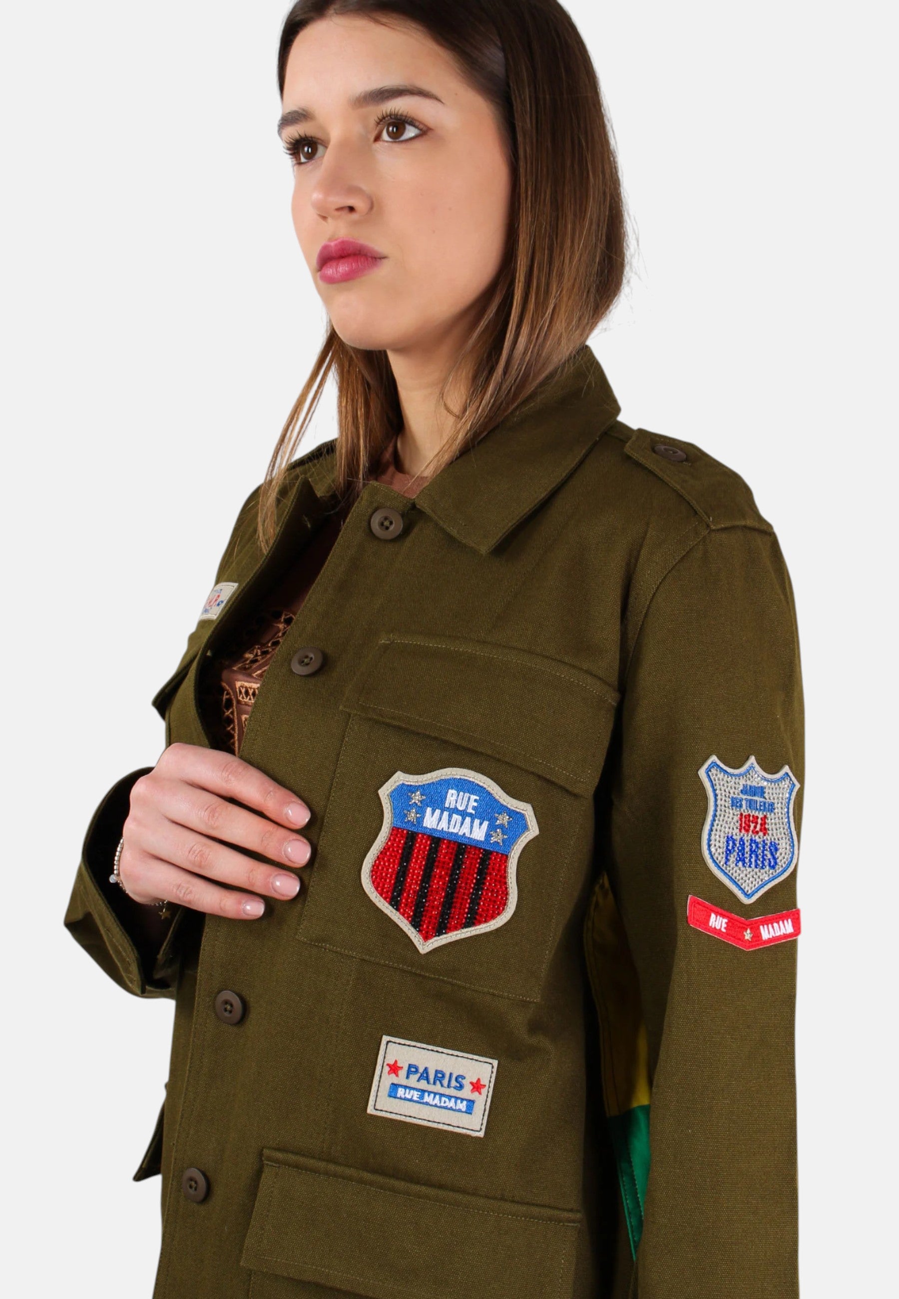 SAFARI JACKET Donna Rue Madam Military Green