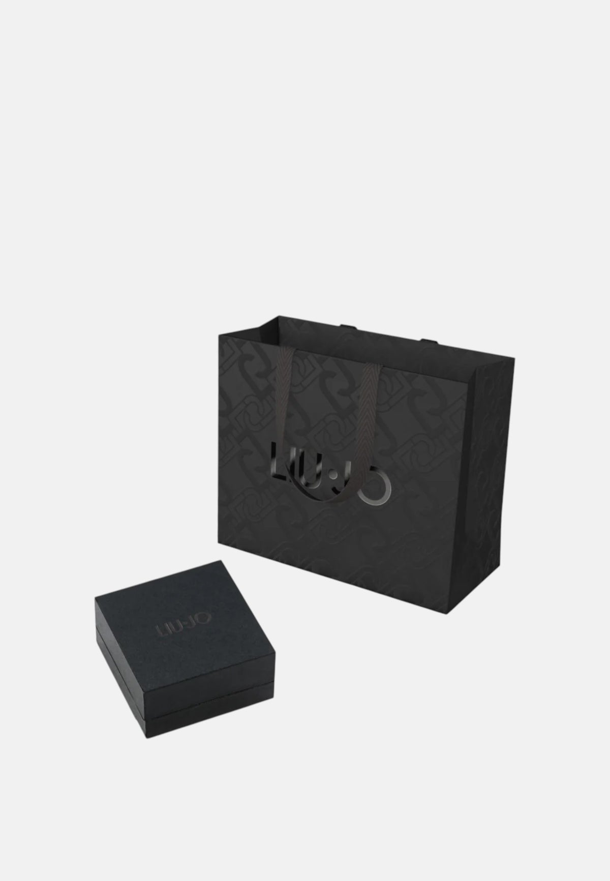 Bracciale Uomo Liu Jo Acciaio Lucido e pelle Nera Nero