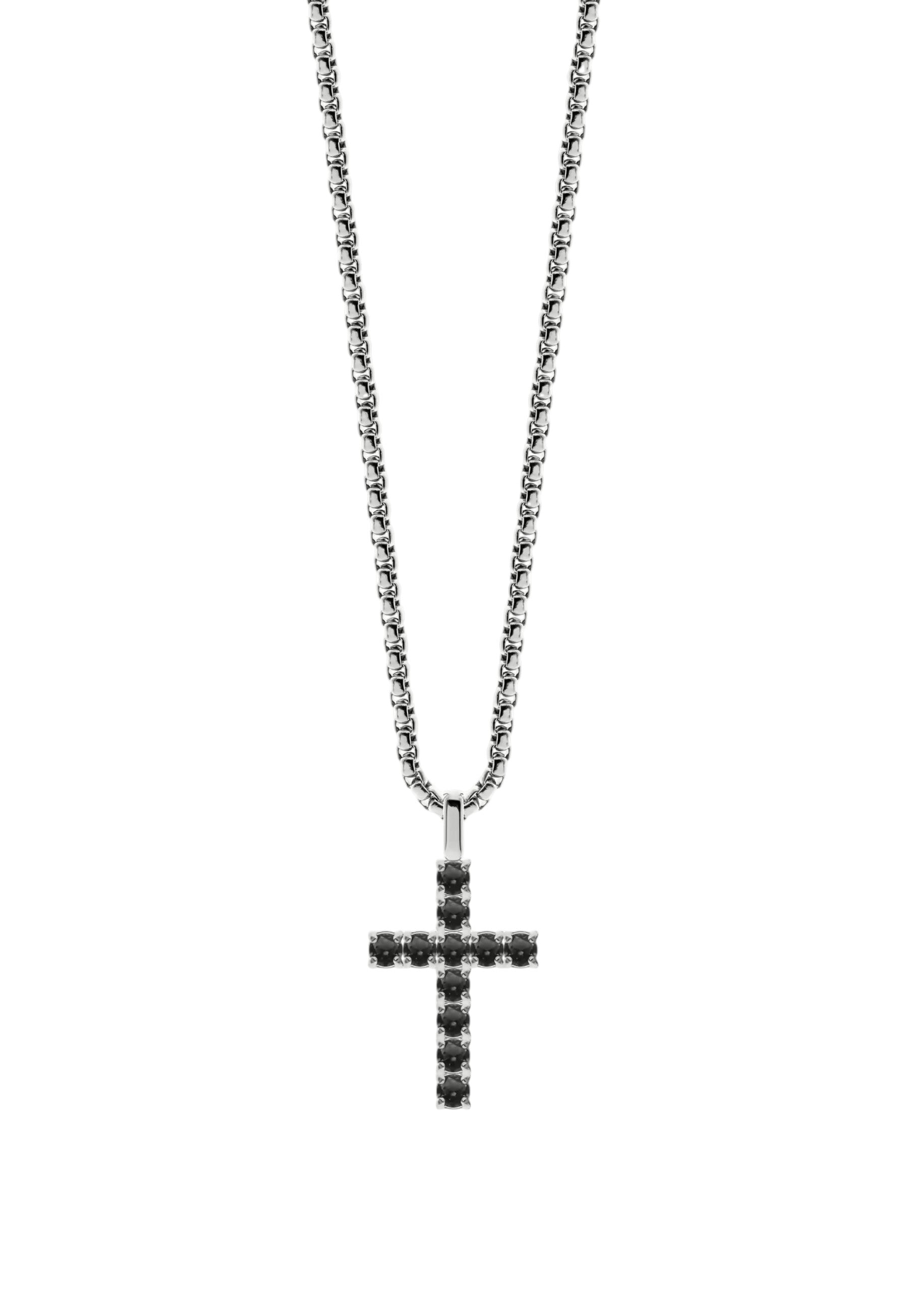 Collana Liu Jo uomo con pendente in acciaio Silver