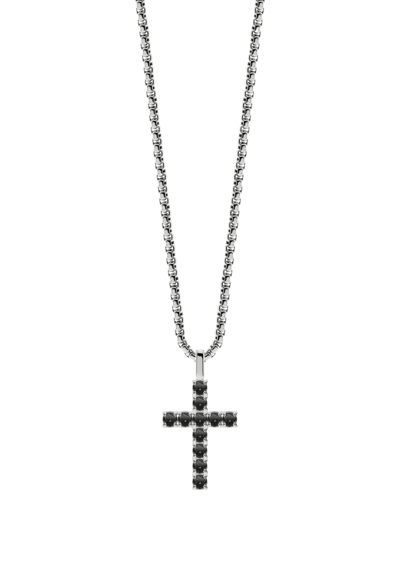 Collana Liu Jo uomo con pendente in acciaio Silver