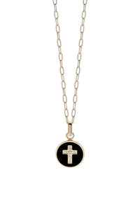 Collana Liu Jo uomo con pendente in acciaio Oro Rosa