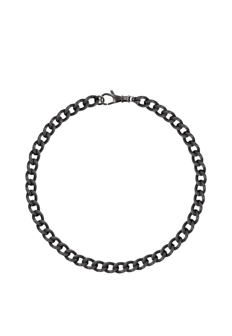 Collana Liu Jo uomo in acciaio Inossidabile Nero