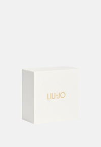 Bracciale tennis LIU-JO jewelry in acciaio con cristalli blu multicolor e logo Silver