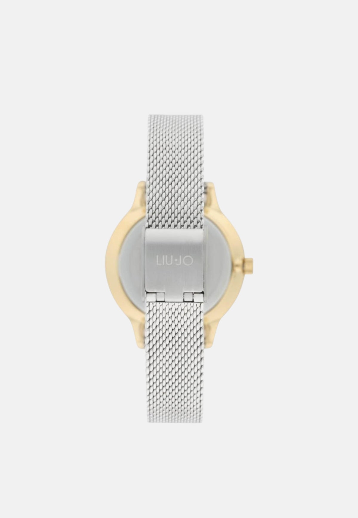 Orologio Donna Acciaio Liu Jo casual laura lux Quarzo Solo Tempo Maglia Milano Silver/oro