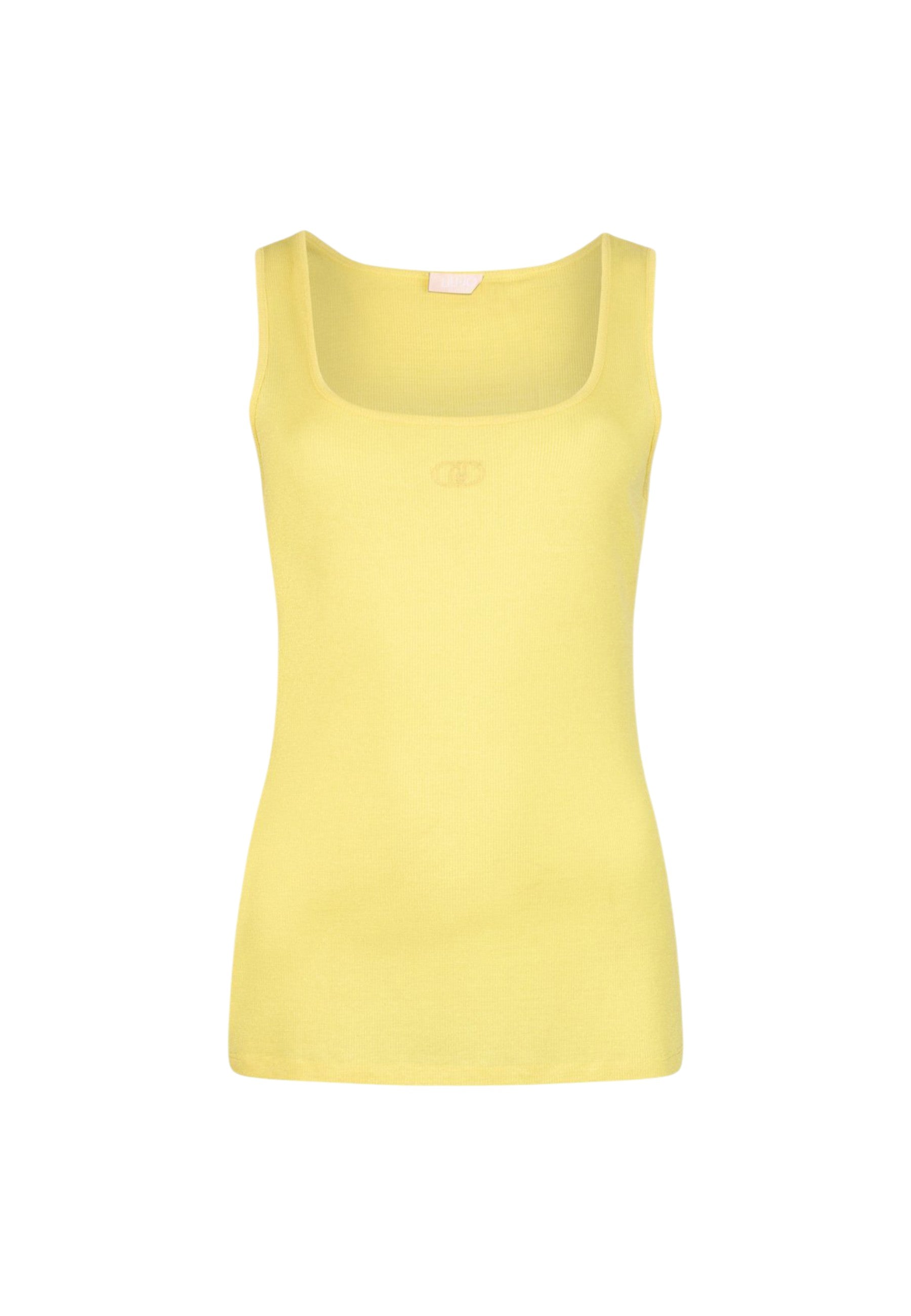 Cannotta con logo monogram Donna Liu Jo Giallo