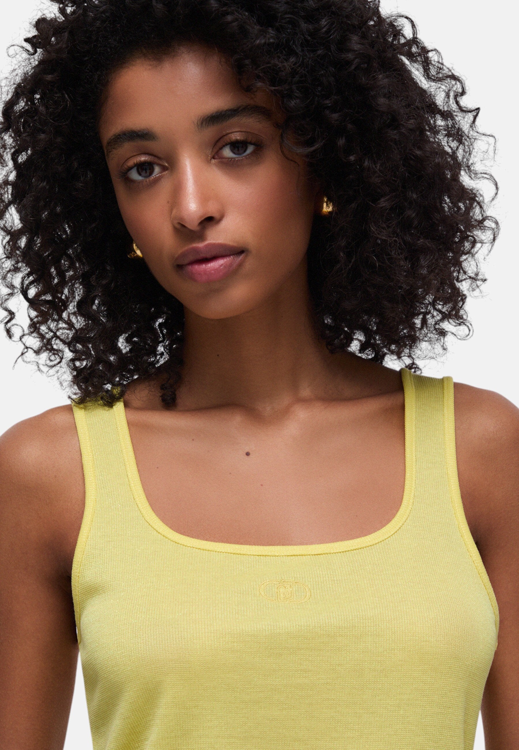 Cannotta con logo monogram Donna Liu Jo Giallo