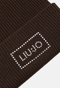 Berretto da Donna con logo Liu Jo con strass Liu Jo Testa Di Moro