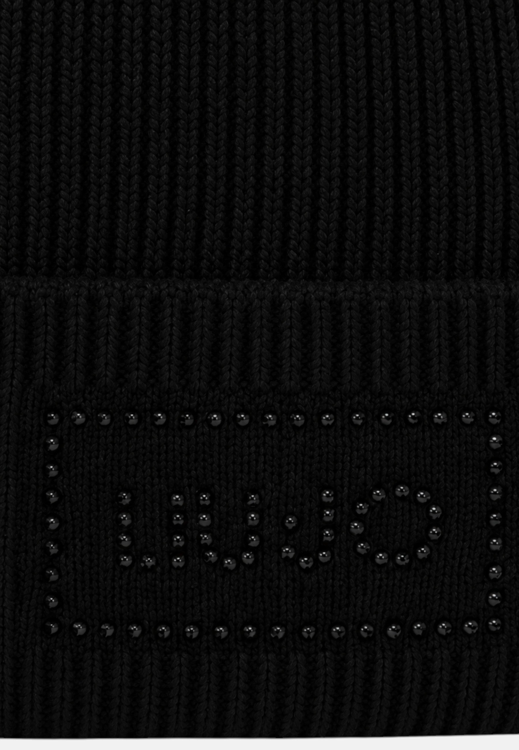 Berretto da Donna con logo Liu Jo con strass Liu Jo Nero