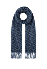 Stola con logo monogram da Donna Liu Jo Midnight