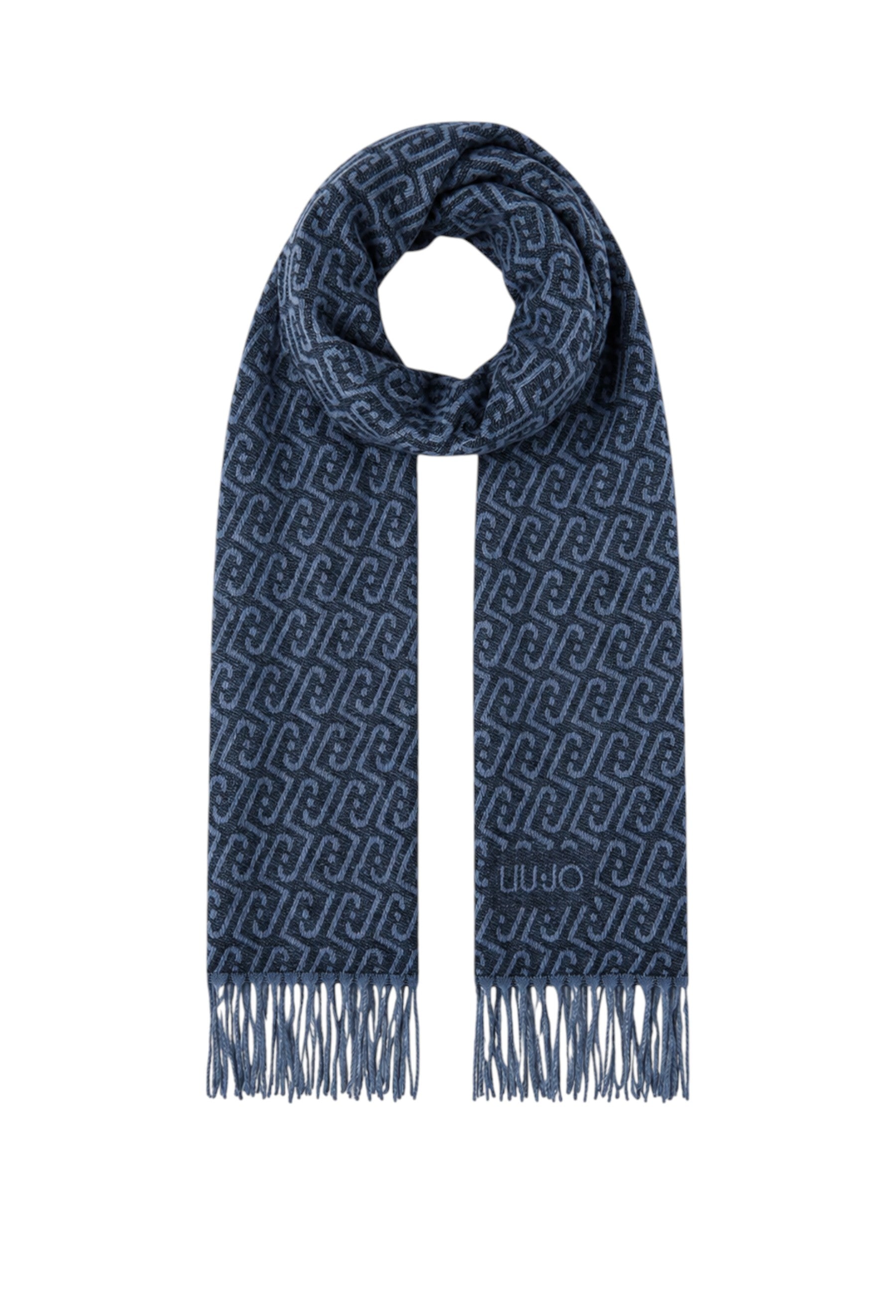 Stola con logo monogram da Donna Liu Jo Midnight