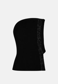 "Cappello "Cagoule" con paillettes Donna Liu Jo Nero"