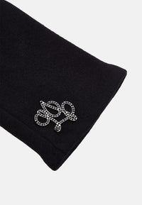 Guanti da Donna Liu Jo con logo Nero