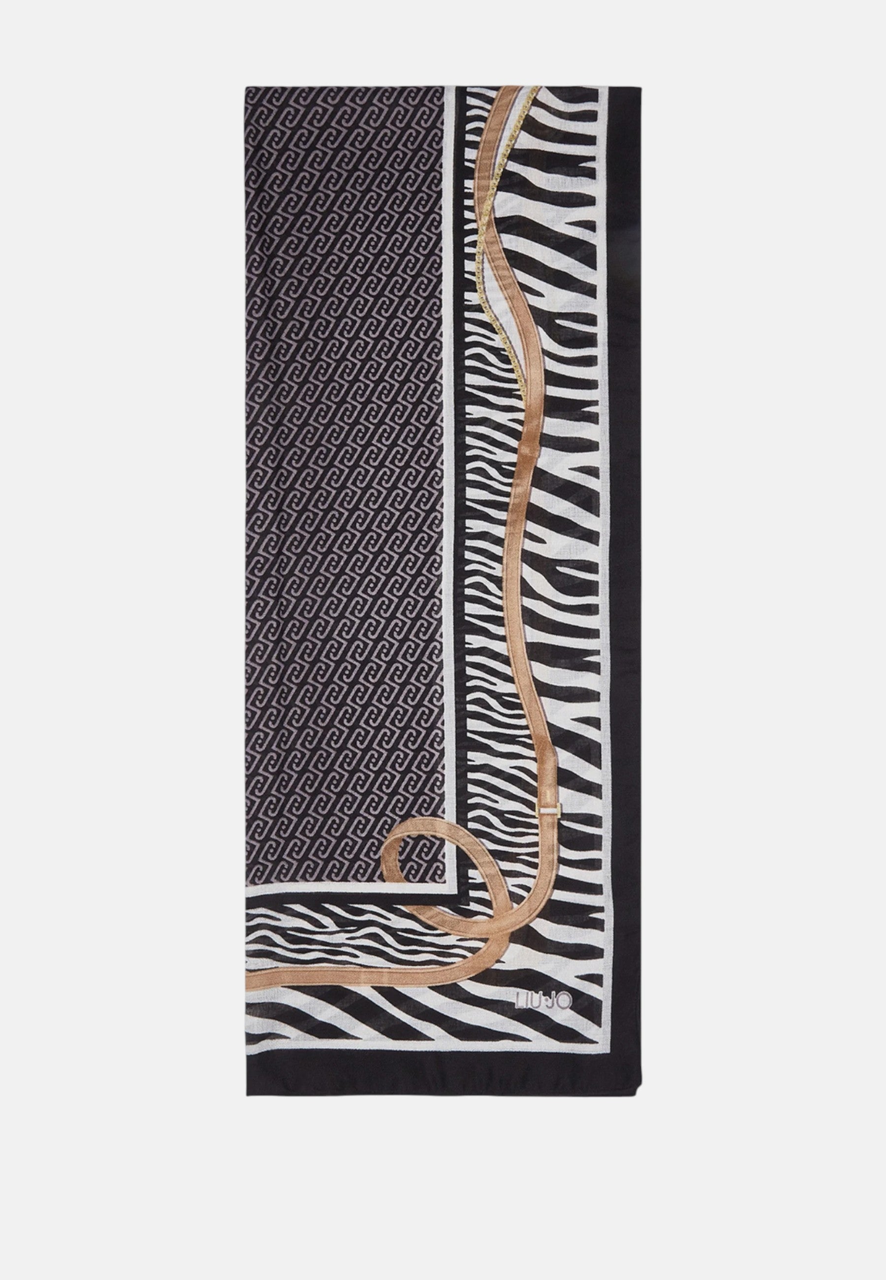 Foulard Donna Liu Jo In Poliestere Nero
