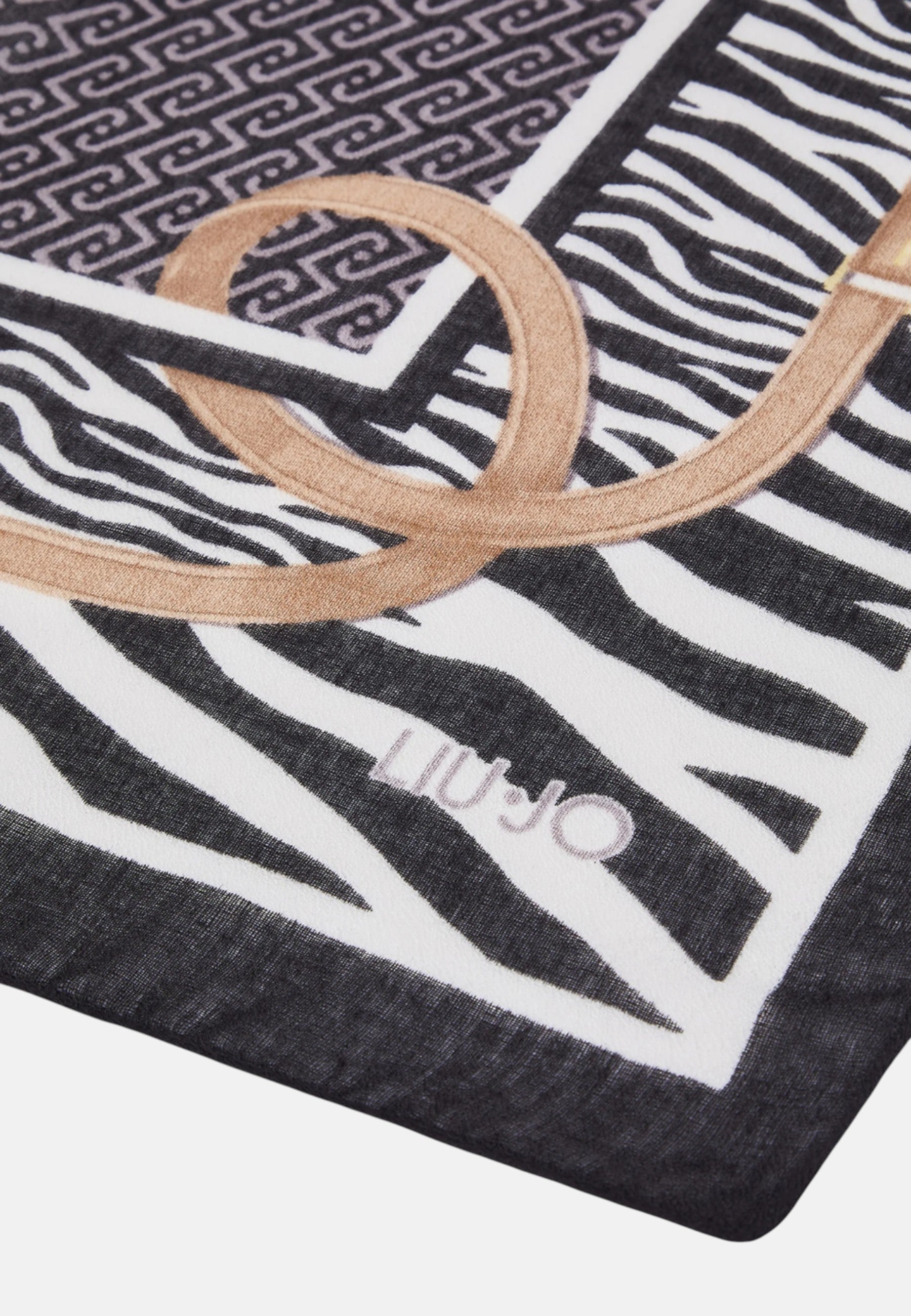 Foulard Donna Liu Jo In Poliestere Nero
